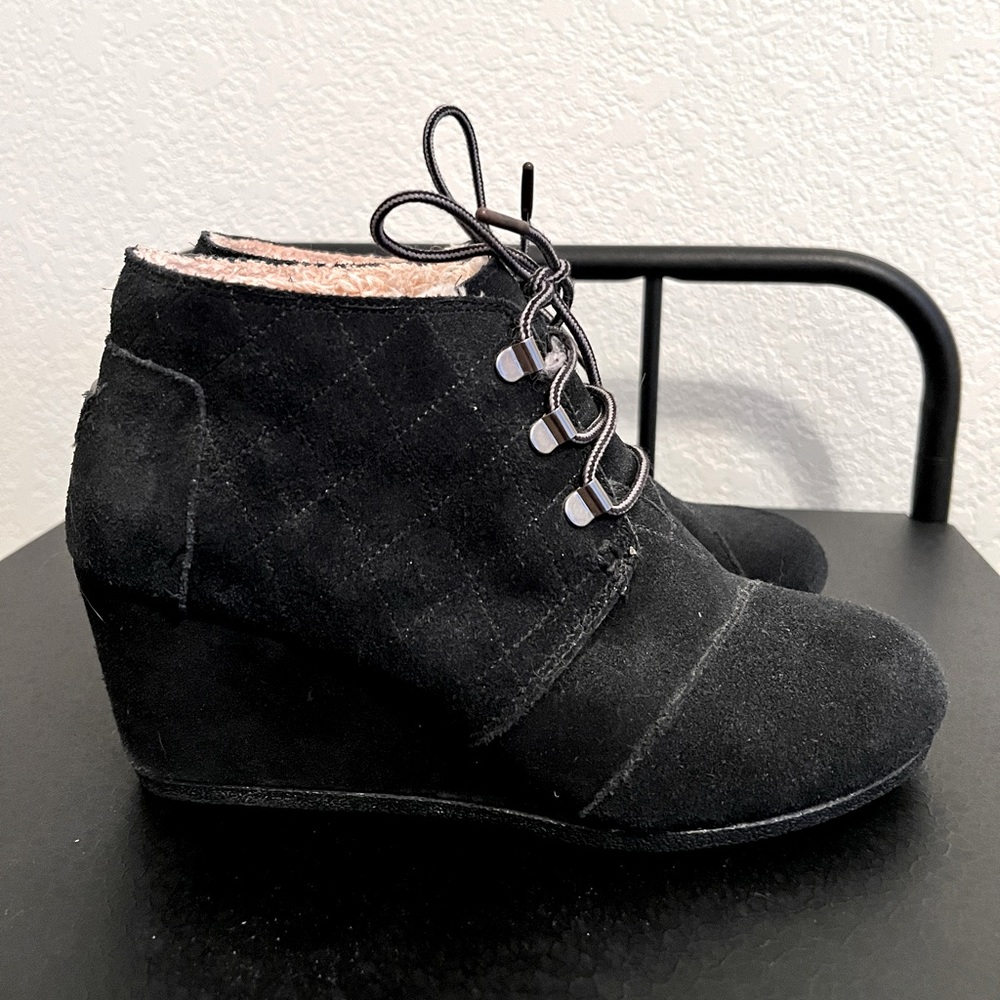 TOMS Wedge Booties